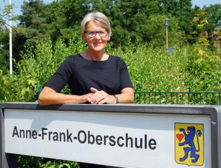S. Fuhrmann, Oberschulrektorin der Anne-Frank Oberschule Bergen